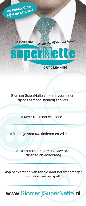 DROP-OFF EN PICK-UP KANTOORSERVICE bij Stomerij Supernette